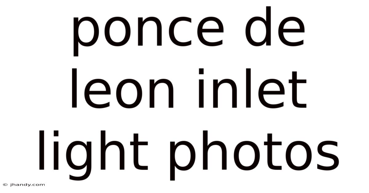 Ponce De Leon Inlet Light Photos